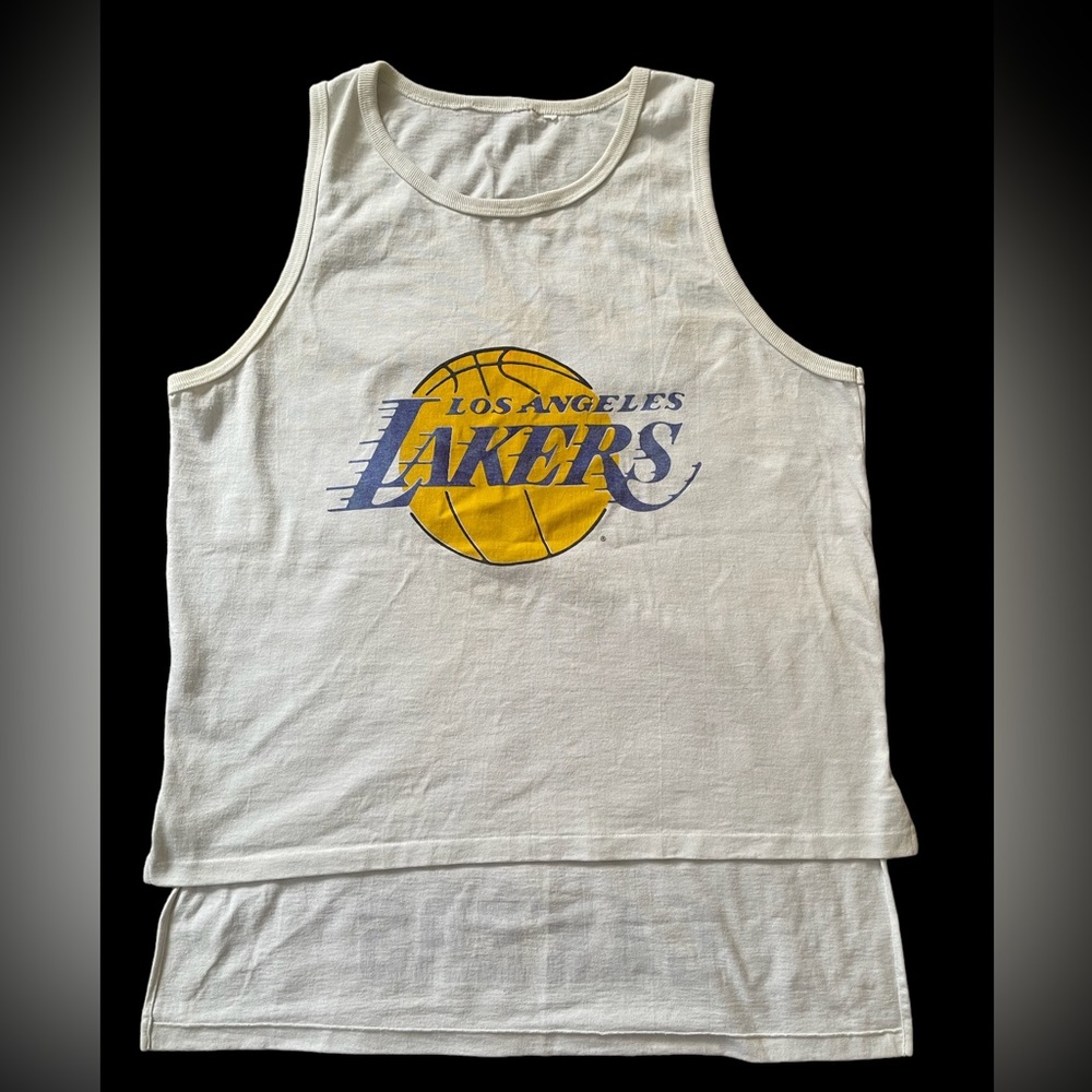 Vintage 80s 90s Los Angeles Lakers Tank Top Men Size Large